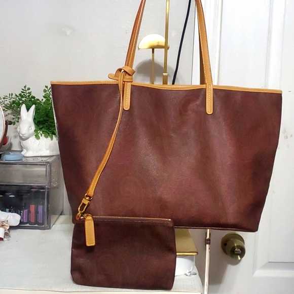 ETRO MILANO Large Tote & Wristlet 🇮🇹, EUC - Picture 5 of 16